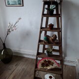 Vintage oak stepladder