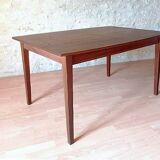 Scandinavian extendable teak dining table from the 1960s