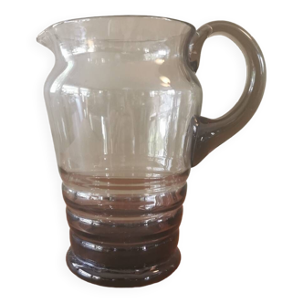 Vintage glass pitcher