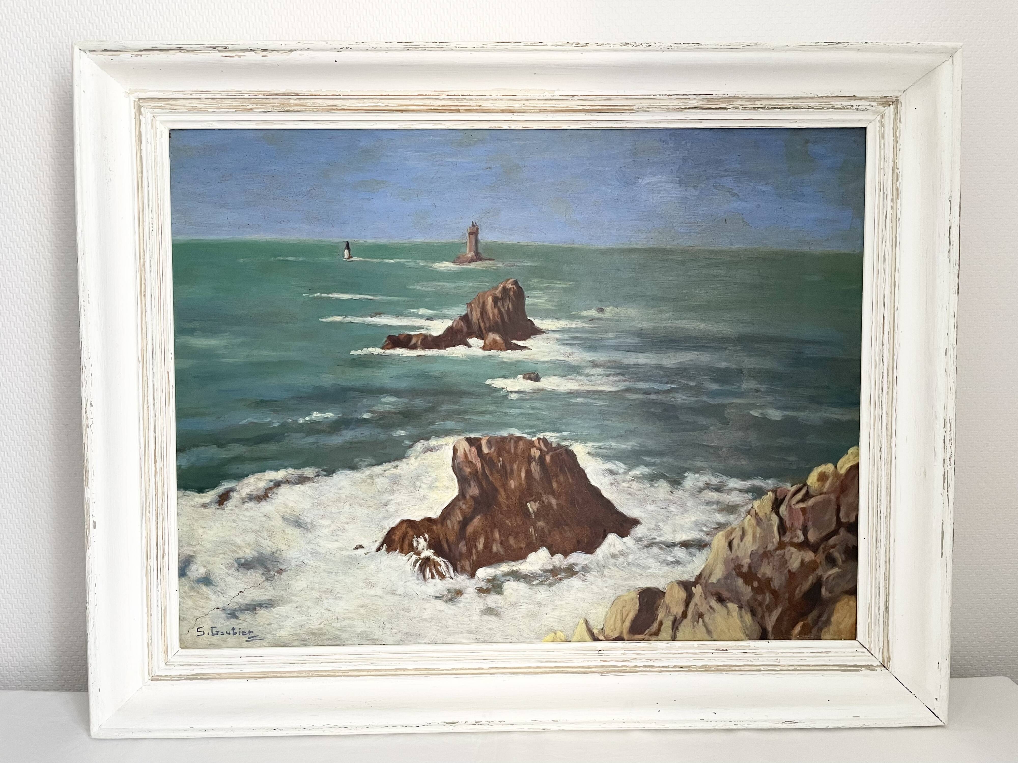 S.GAUTIER marine painting
