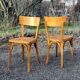 10 chaises bistrot, années 50-60