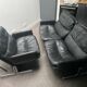 Armchair and sandwich sofa set by Ammannati & Vitelli for Brunati.