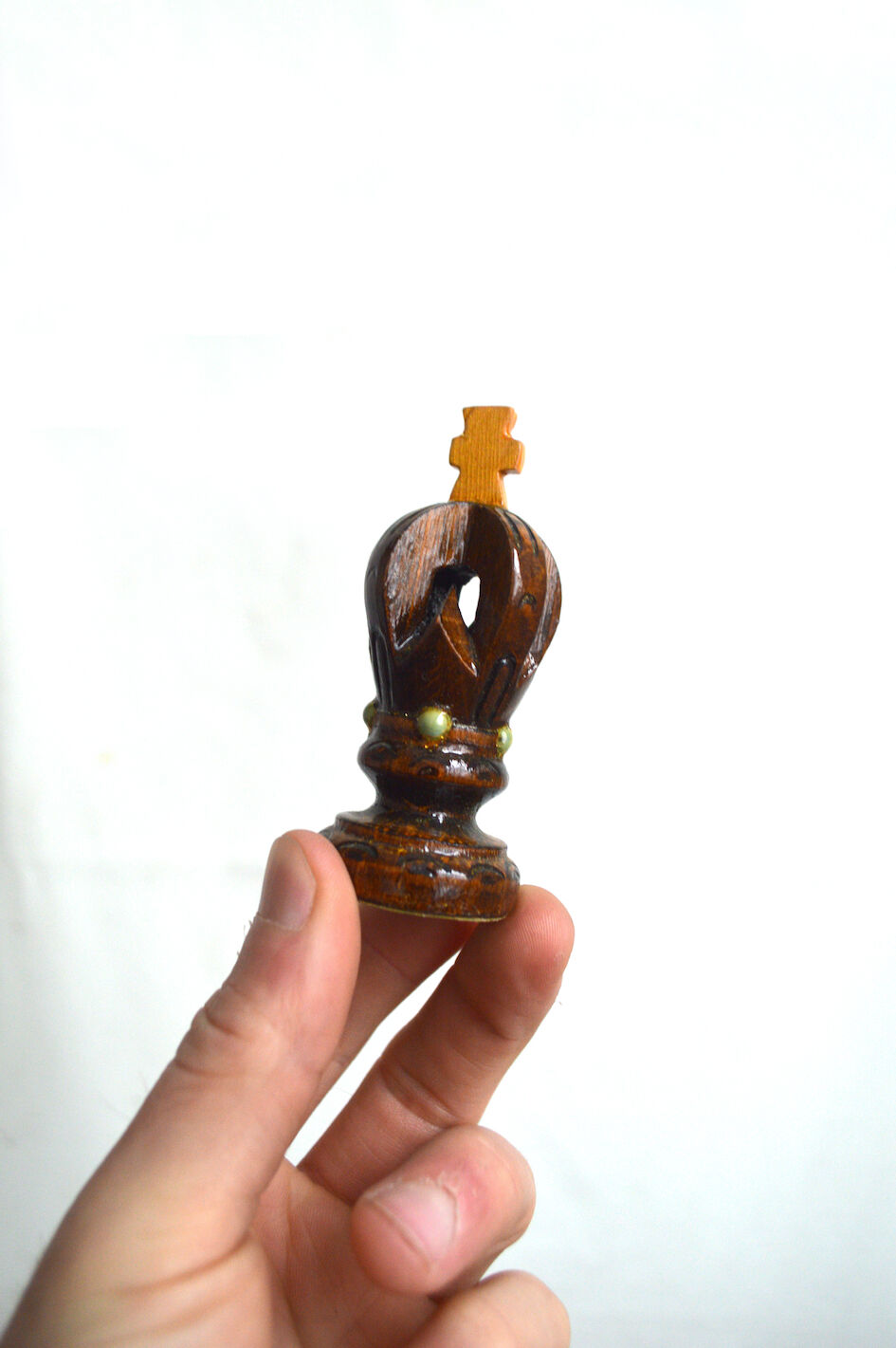 Échiquier polonais en bois