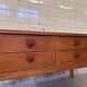 Vintage elm wood cabinet