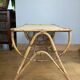 Vintage wicker rattan coffee table from the 1960s/70s (delivery possible)