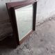 Sculptural wall mirror in wood, 1960s