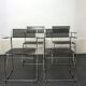4 X line chairs with armrests designed by Niels Jørgen Haugesen