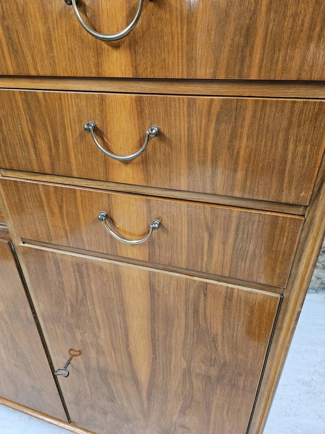 Art Deco walnut sideboard, 1960