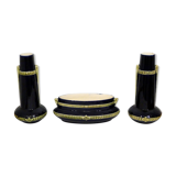 Set of earthenware vases and planters