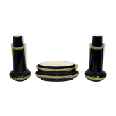 Set of earthenware vases and planters