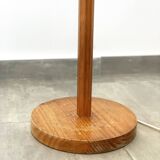 Lampadaire en bois des années 70