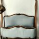 Antique French Louis XV Bed Demi Corbeille Double