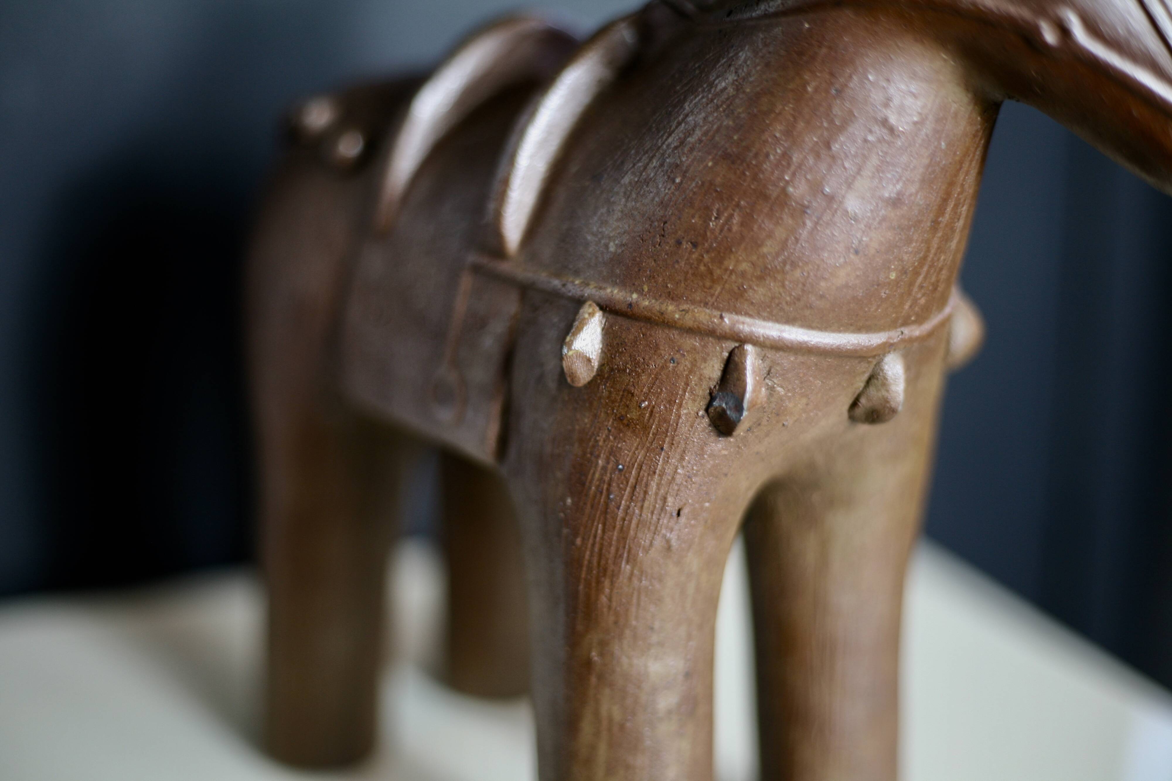 Ceramic, Japan, 1950s, horse.