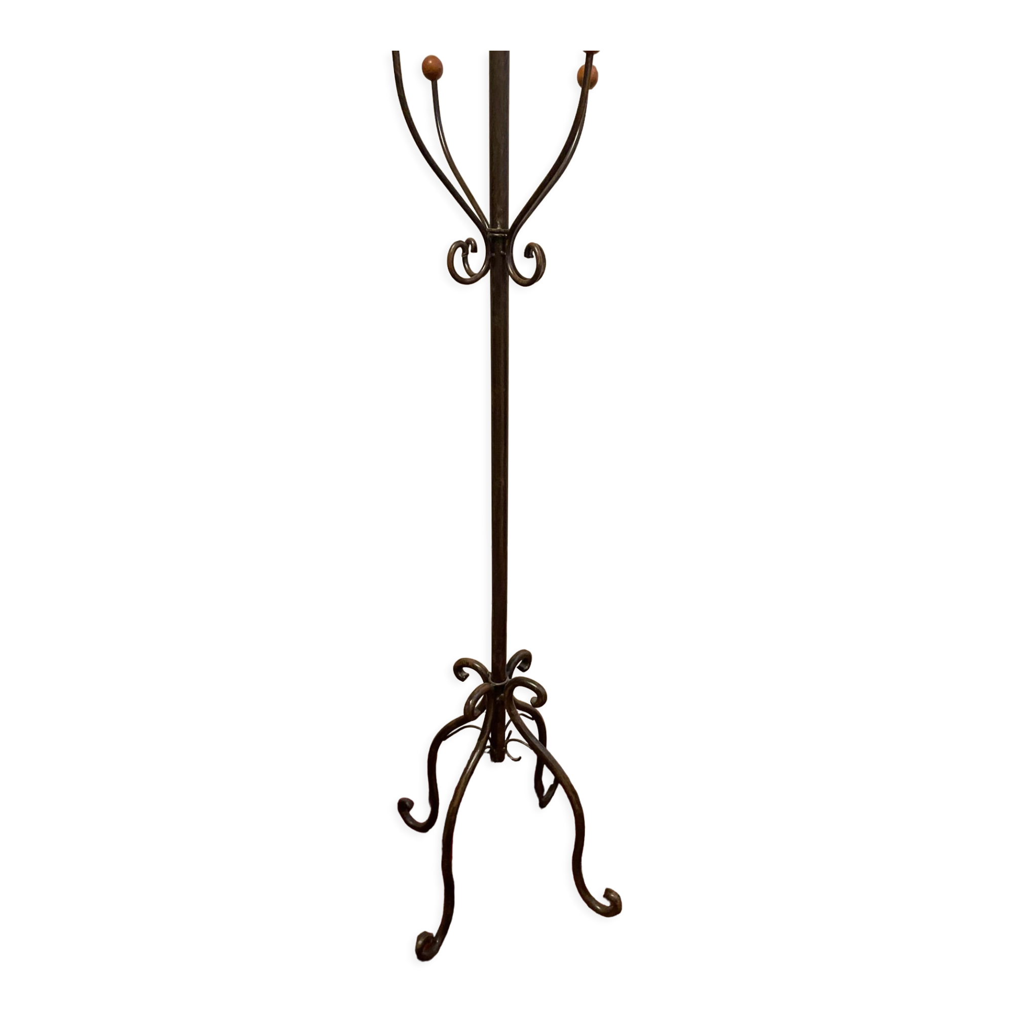 Pedestal coat rack