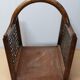 Basket has bamboo cane logs and canning