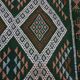 Green kilim rug 93x189cm