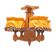 Guillerme and Chambron 4-light chandelier