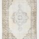 6x9 classic brown & beige vintage rug, 153x272cm