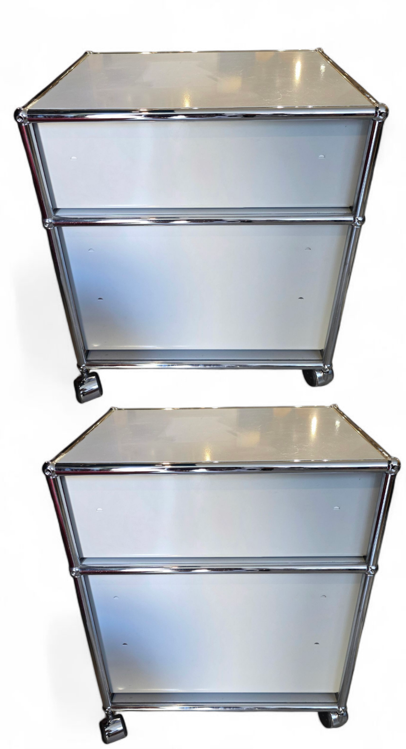 Set of 2 USM Haller cabinets