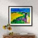Modern landscape painting of Provence