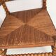 A wooden corner chair turned 1920s