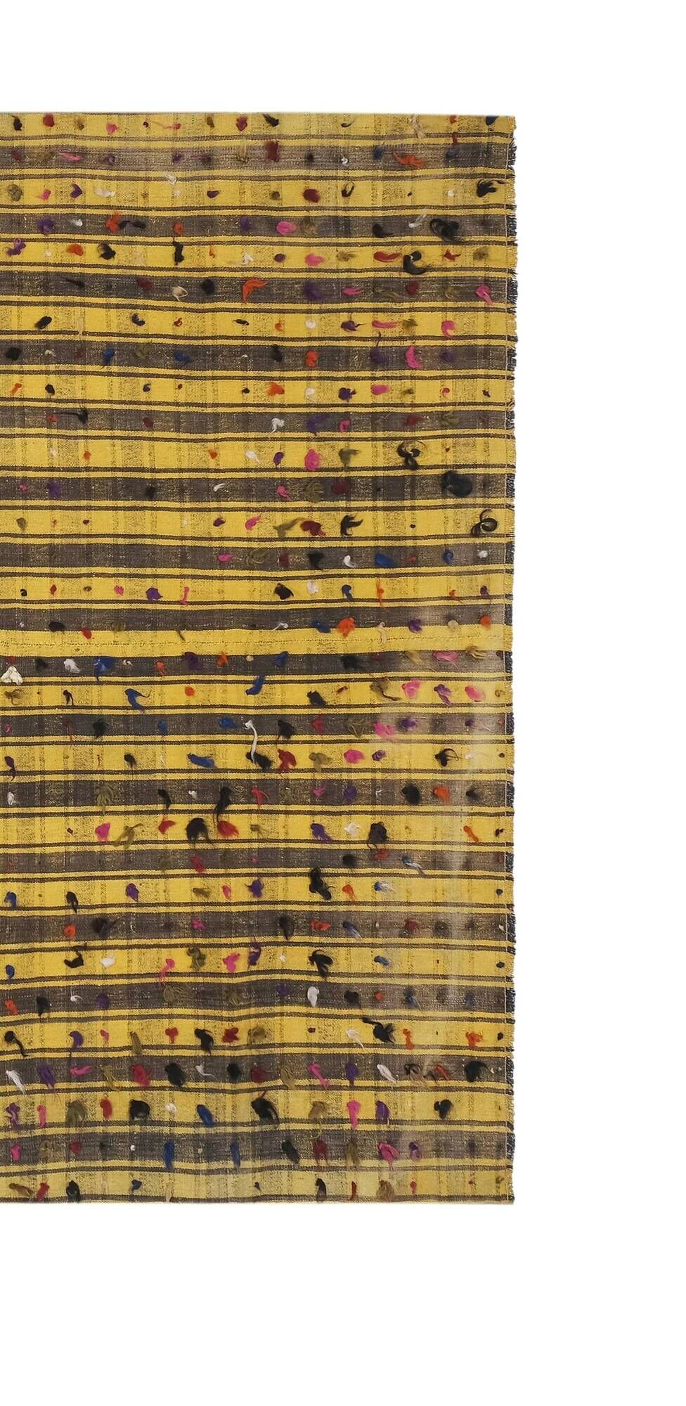 Vintage Turkish kilim, handwoven, 204x225 cm.