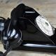 Bakelite phone black 60
