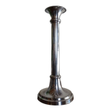 Vintage silver metal candle holder 32.5 cm