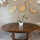 Vintage oval Baumann table