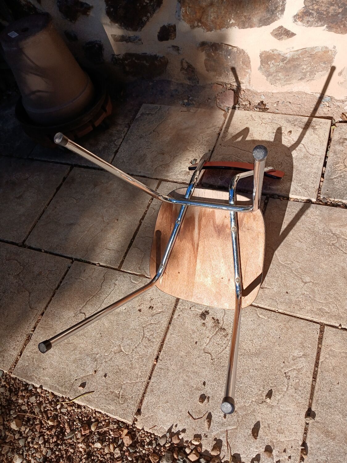 Chaise vintage en formica