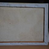 Ancien tableau Caroline Burnnet vue de Paris 1900