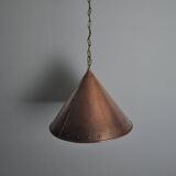 Cone shaped handmade pendant from Denmark, 1970s