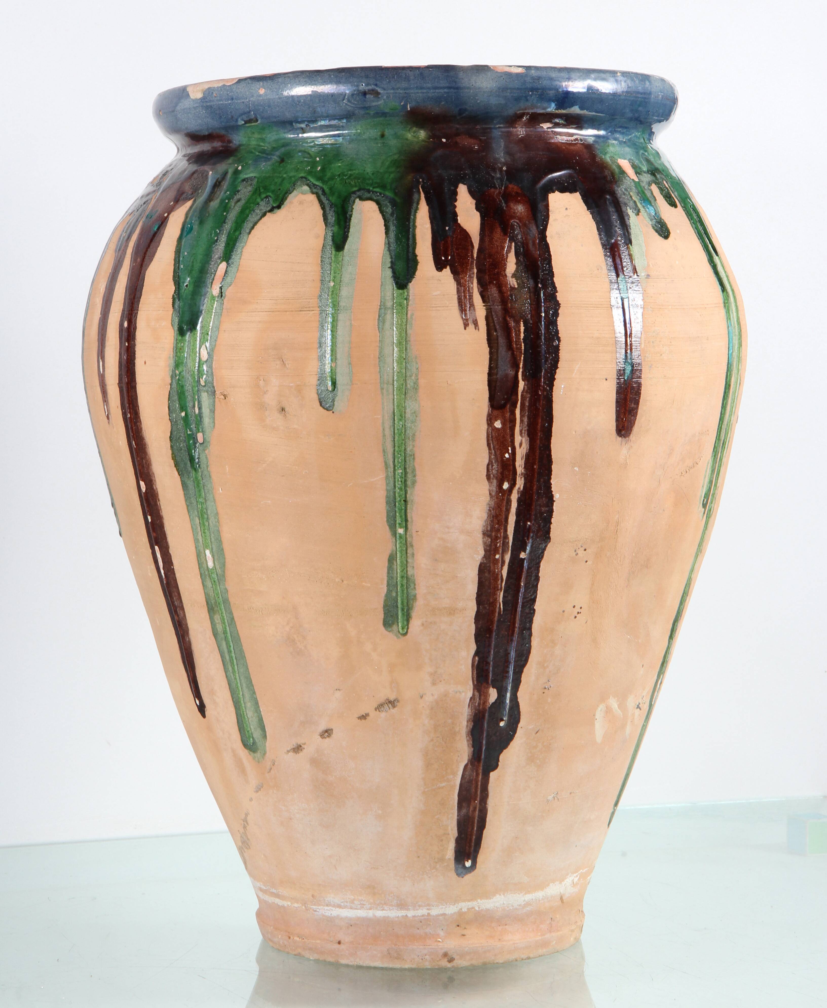 Glazed terracotta jar 19th