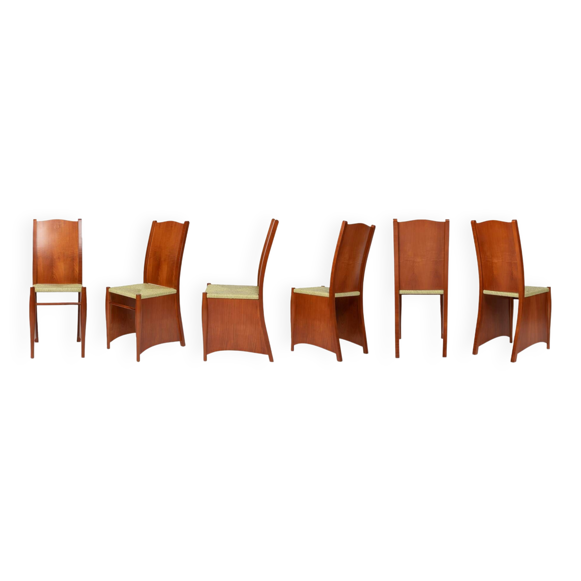 Set of 6 "Bob Dubois" Chairs by Philippe Starck for Driade, 1990s