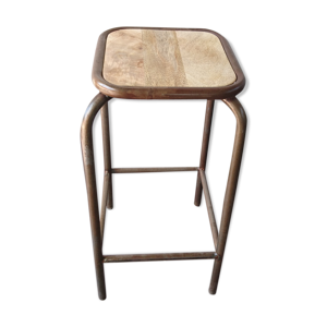 tabouret industriel vieilli