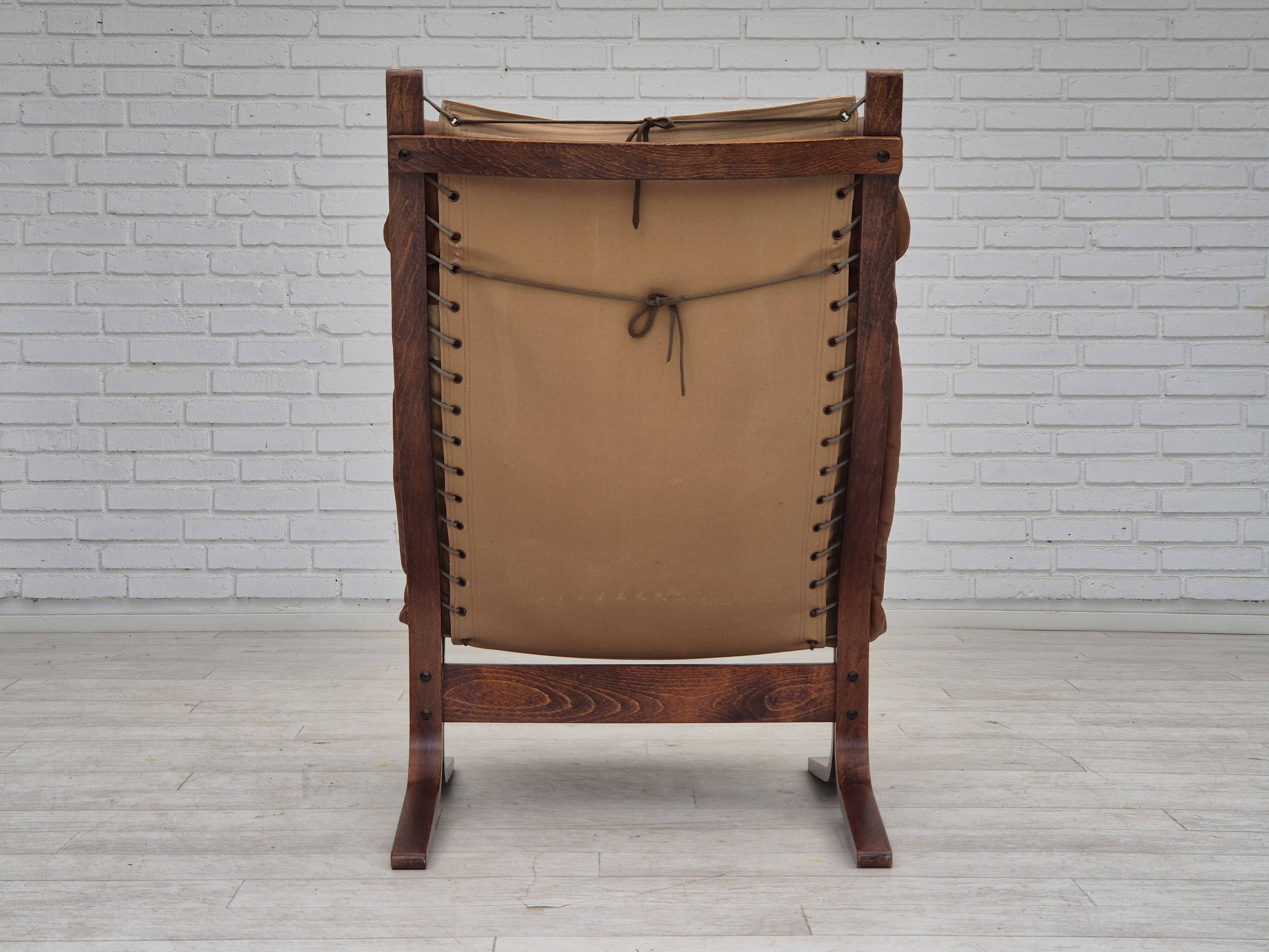 1970s, Norwegian design by Ingmar Relling, model "Siesta" for Westnofa, original condition.