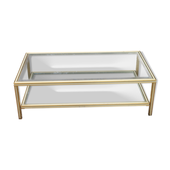Glass coffee table