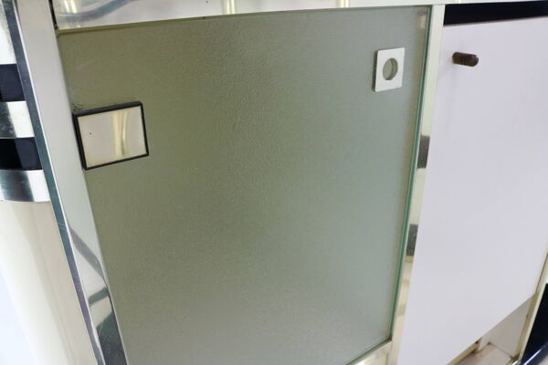 Bar bar par Harvey Guzzini pour Stilglass Donati, années 70