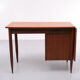 Danish teak drop leaf writing desk by arne vodder, 1960s