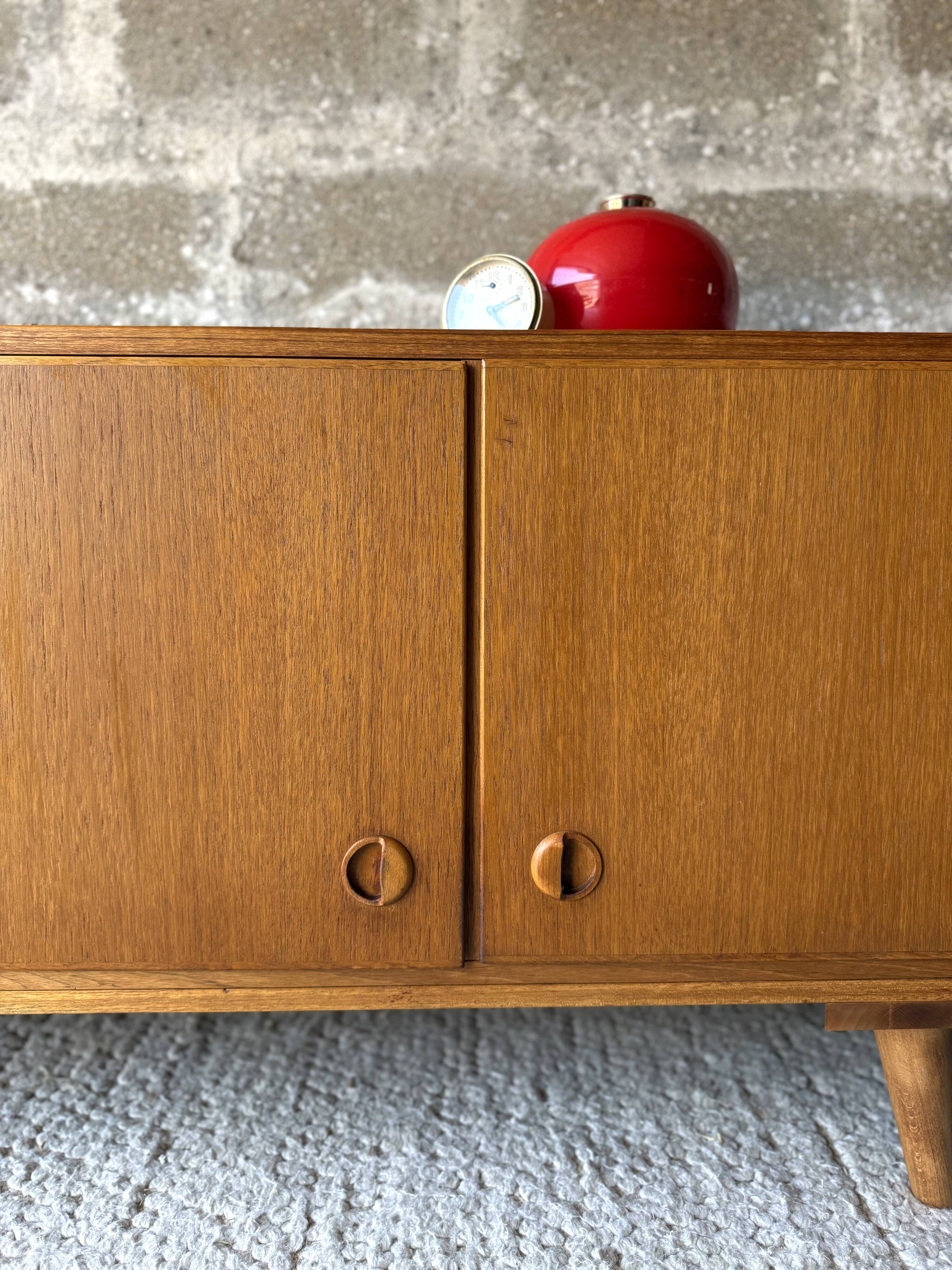 Vintage Scandinavian teak sideboard, 1970.