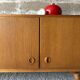 Vintage Scandinavian teak sideboard, 1970.