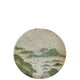 Pierre Devie, Mid-century modern green ceramic solifleur vase, France 1980