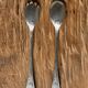 Silver-plated salad cutlery with laurel decoration in the Louis XVI style L27