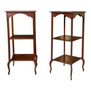 Paire de sellettes en