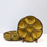 Set of 4 vintage '70 oyster plates from Gien