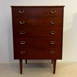 Vintage chiffonier with 5 drawers