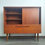 Enfilade vintage, meuble bar ancien, bibliothèque