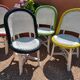 Suite of 4 terrace chairs Bistrot Parisien 1950s