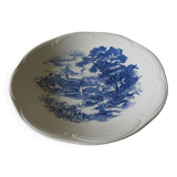Round serving dish from Gien model "Wedgwood" in good condition