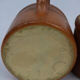 Set of 2 French stoneware cups